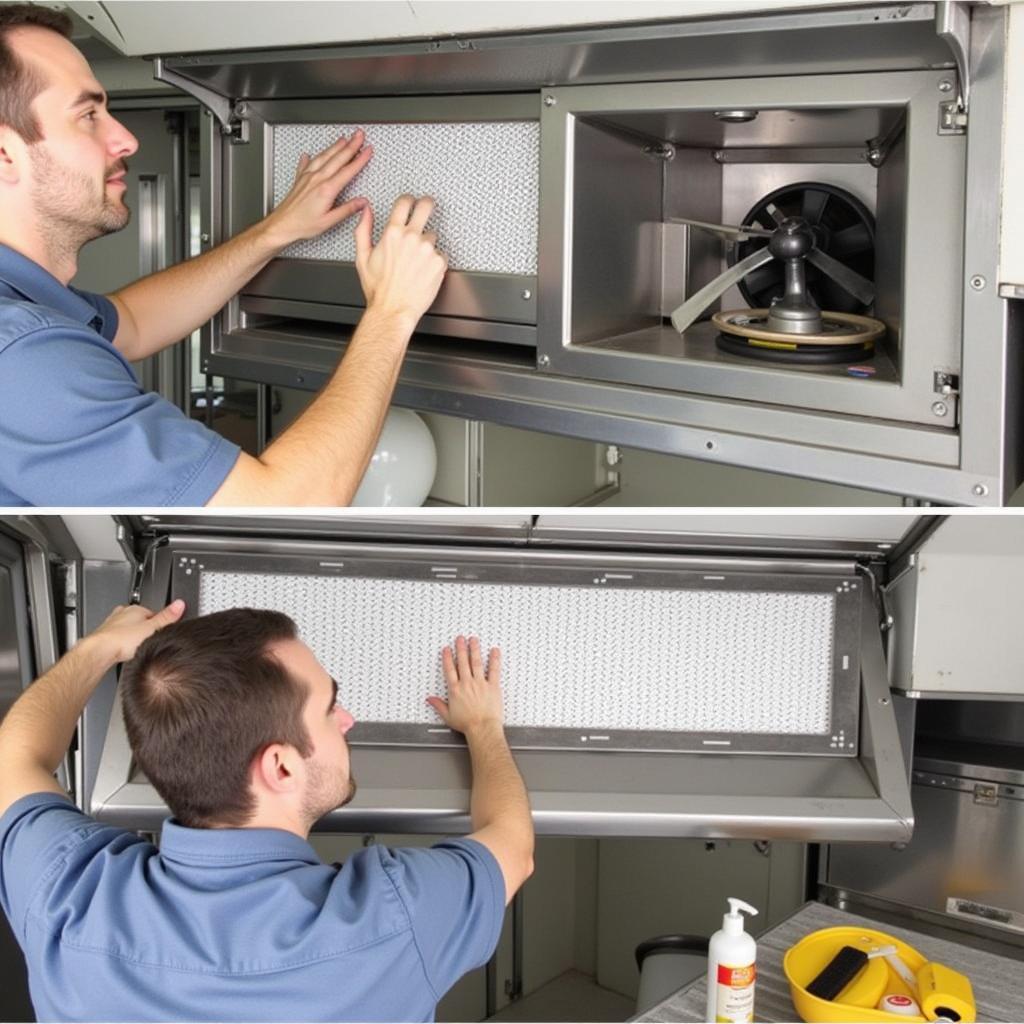 Regular Cleaning and Inspection of Food Truck Roof Vent Systems