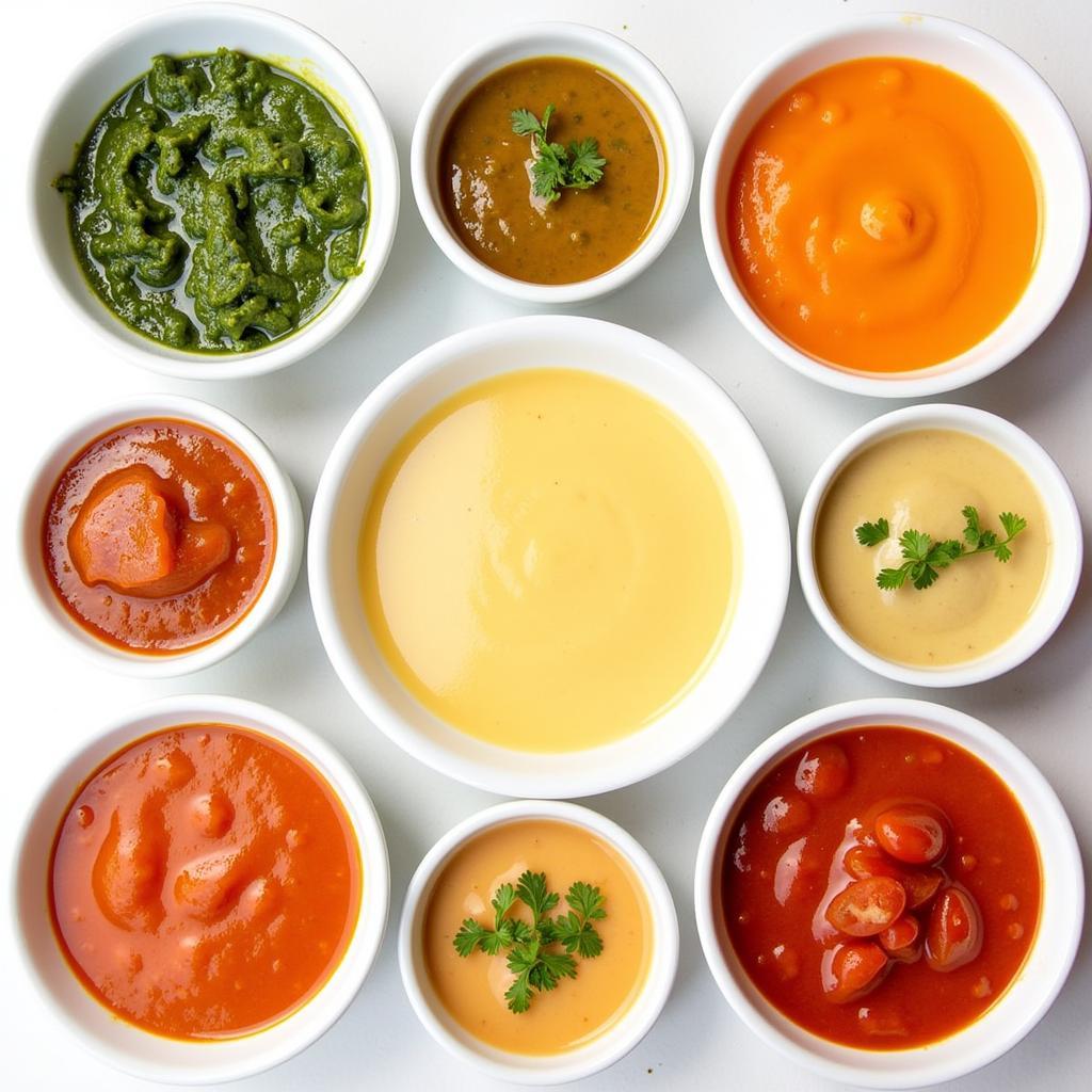 Food Truck Sauce Variety