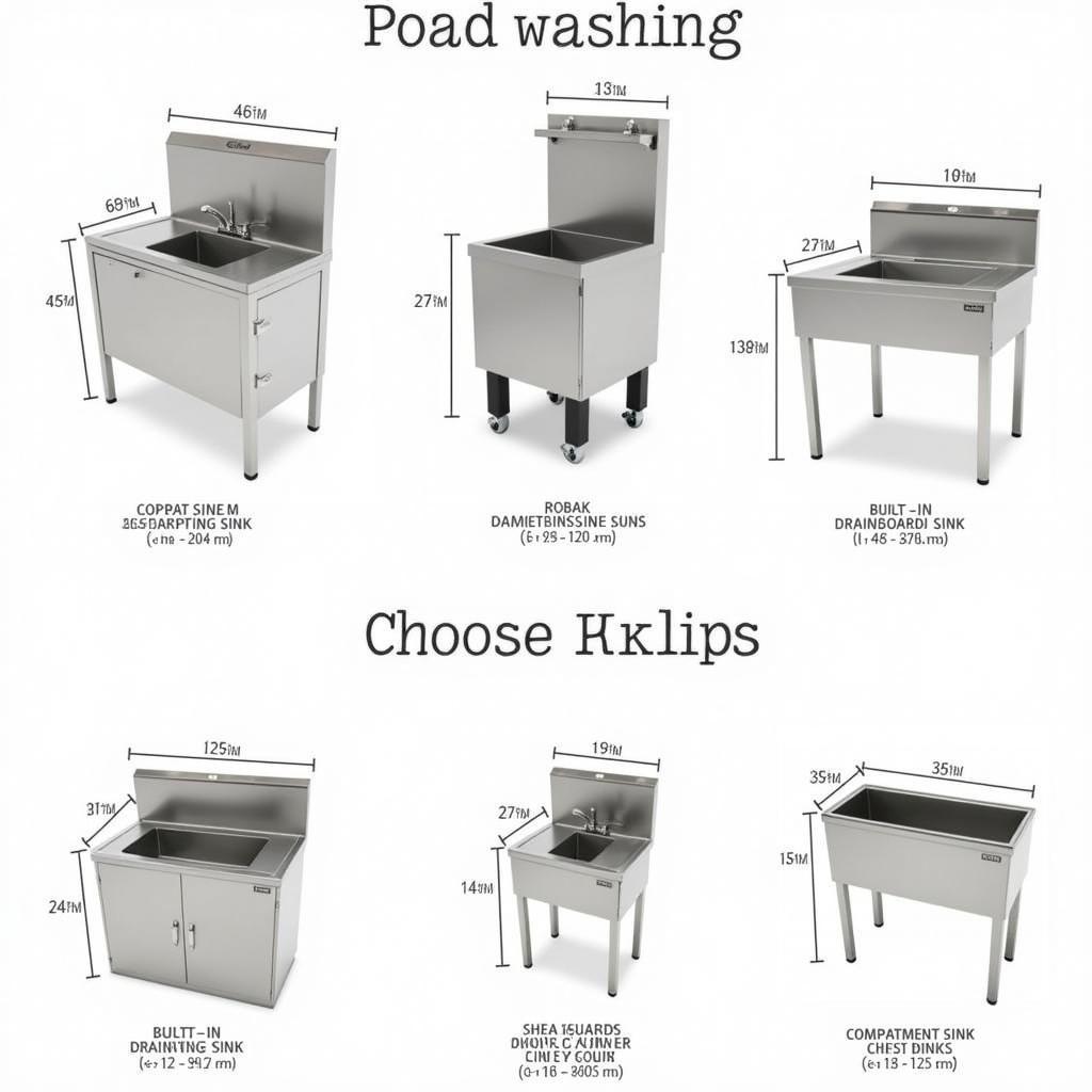 Food Truck Sink Kit Sizes and Configurations