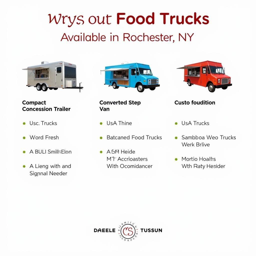 Food Truck Types Available in Rochester, NY