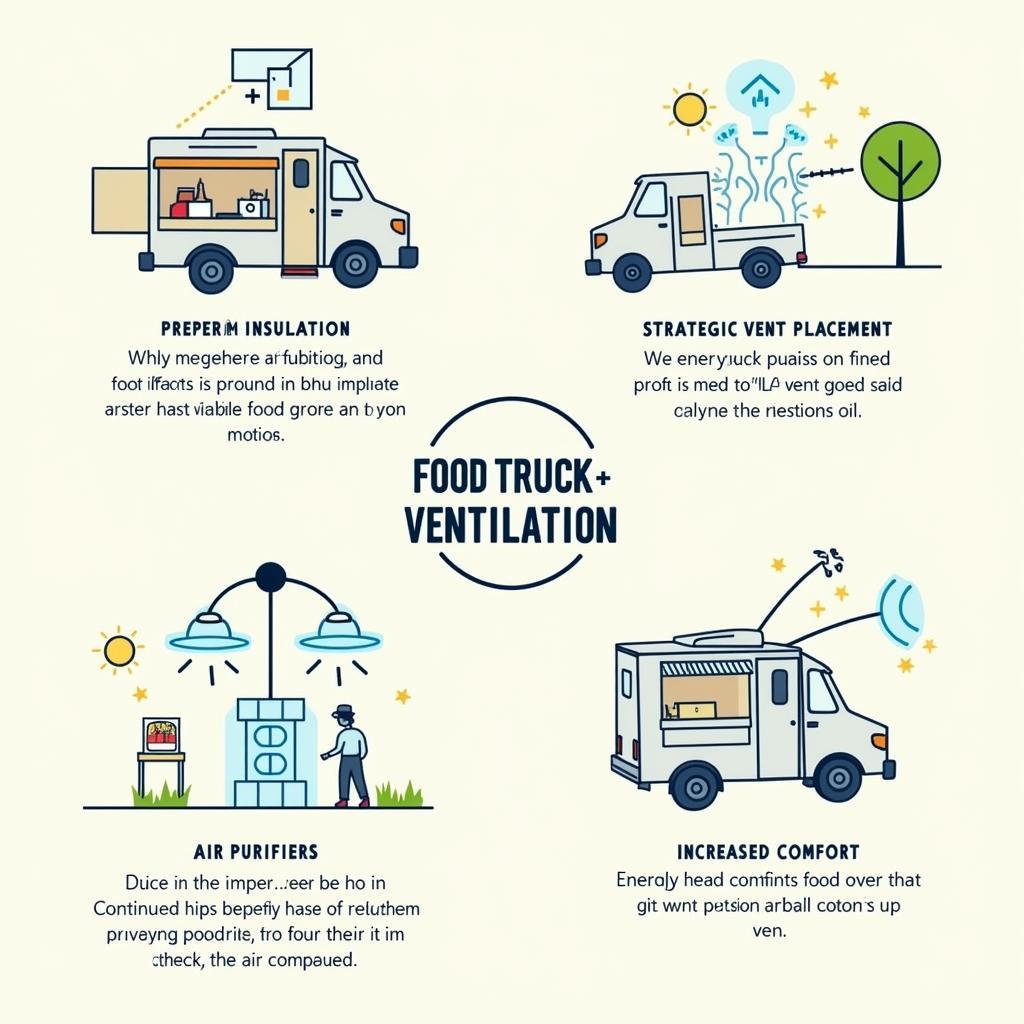 Optimizing Food Truck Ventilation Strategies