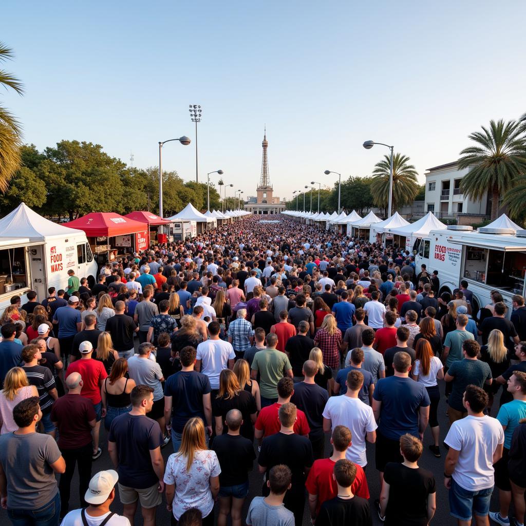 Food Truck Wars Orlando Crowd Scene