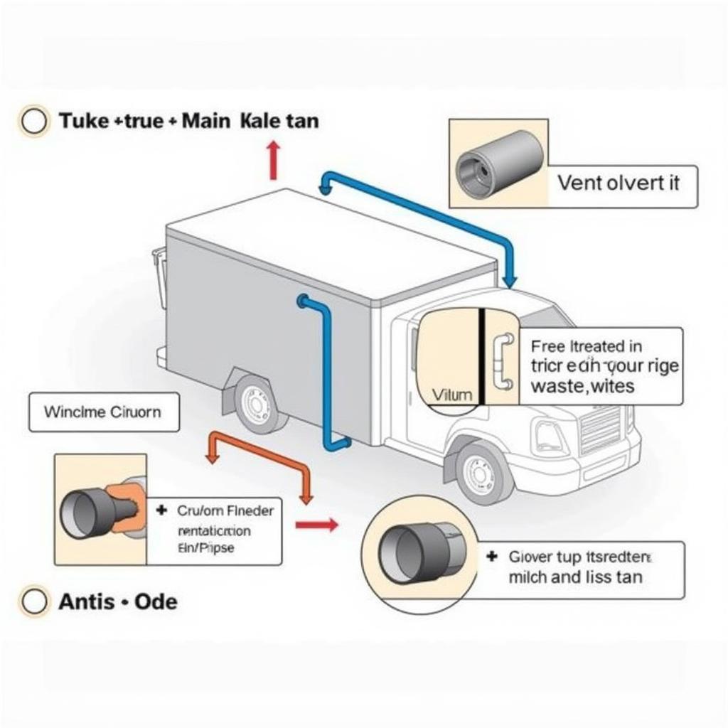 Food Truck Waste Water Tank Installation Diagram