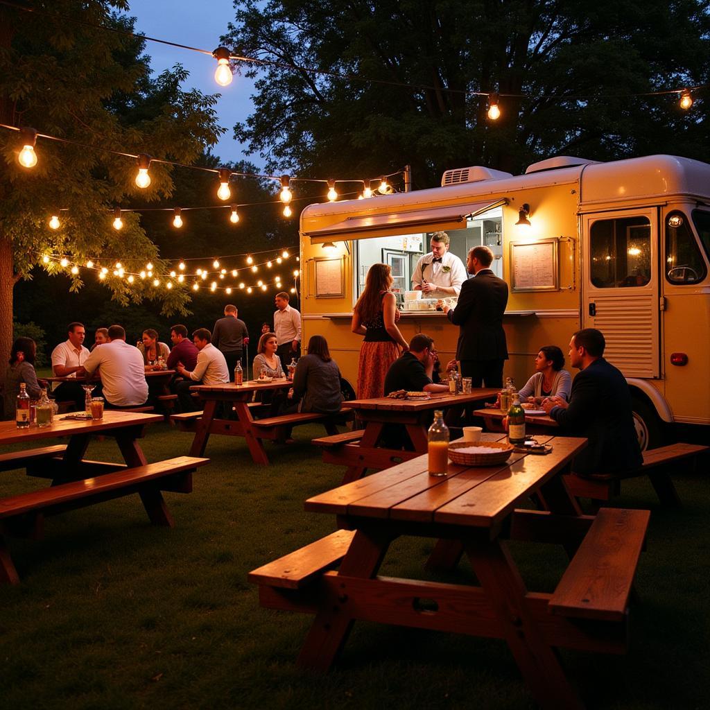 Food Truck Wedding Reception on Long Island