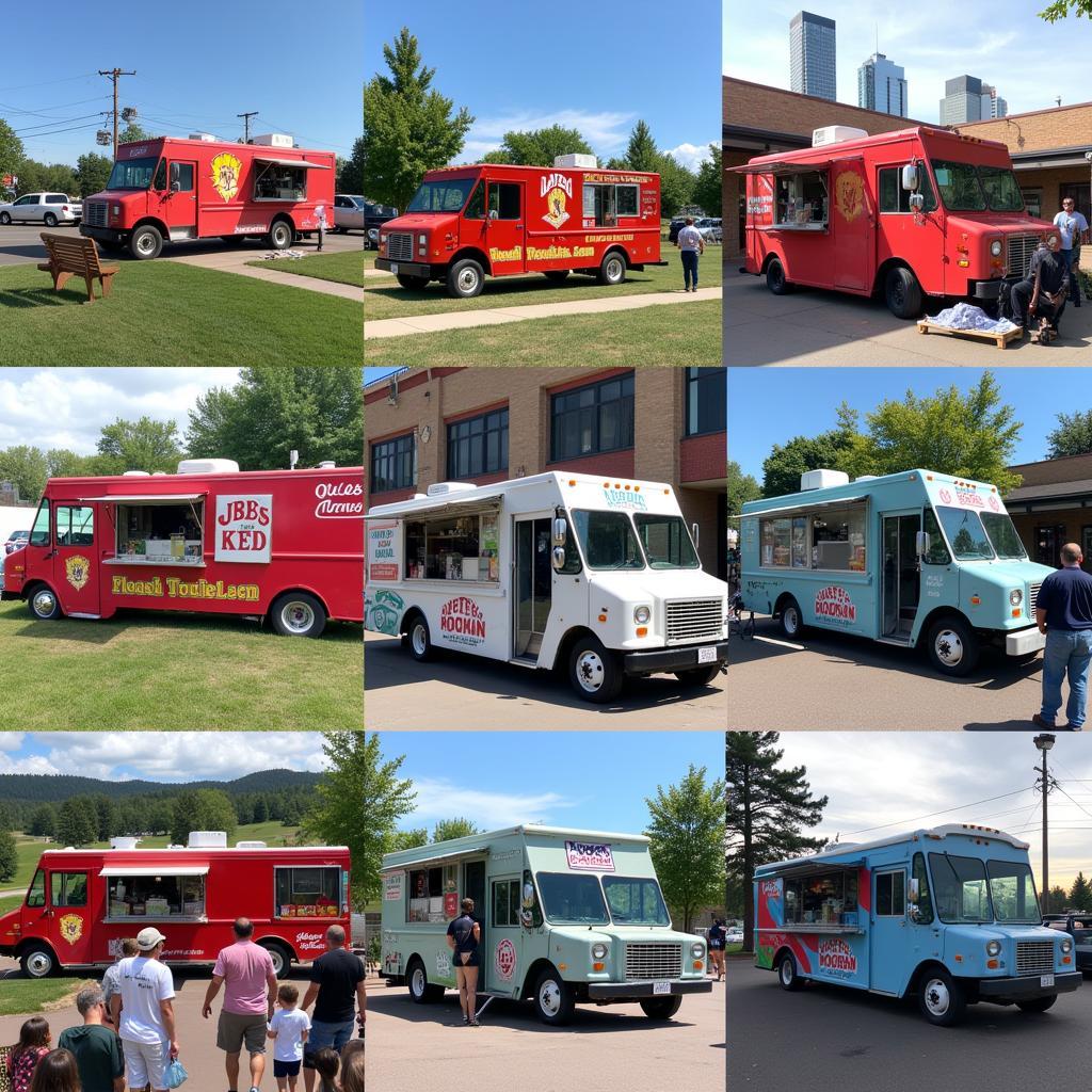 Food trucks at various locations in Aurora CO