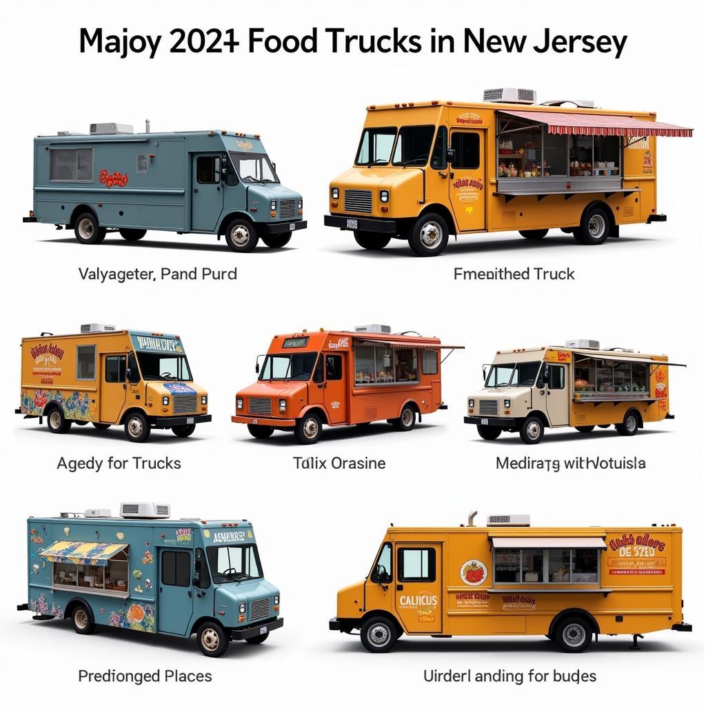 Food Trucks Variety in New Jersey