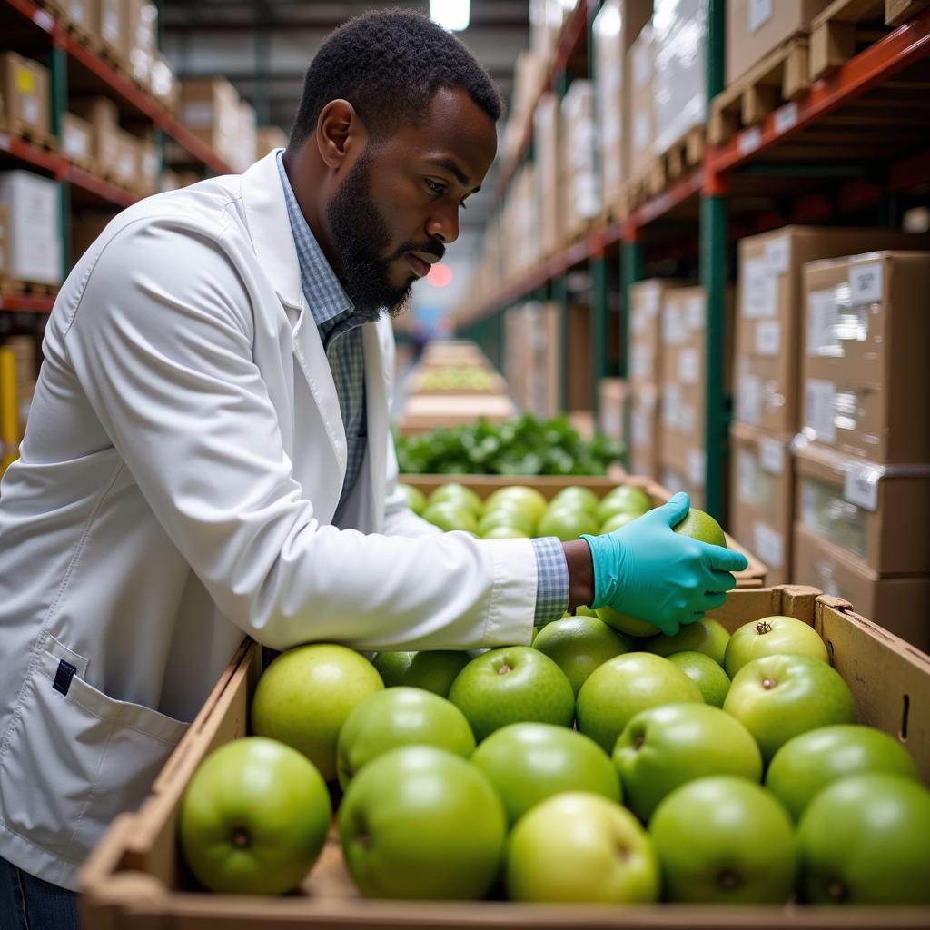 Food Warehouse Quality Control Inspection