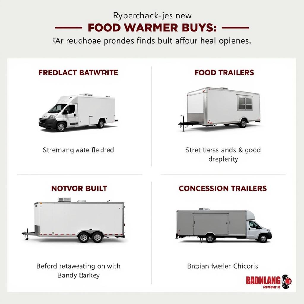 Types of Food Warmer Trucks for Sale: Step Vans, Trailers, and Custom Builds