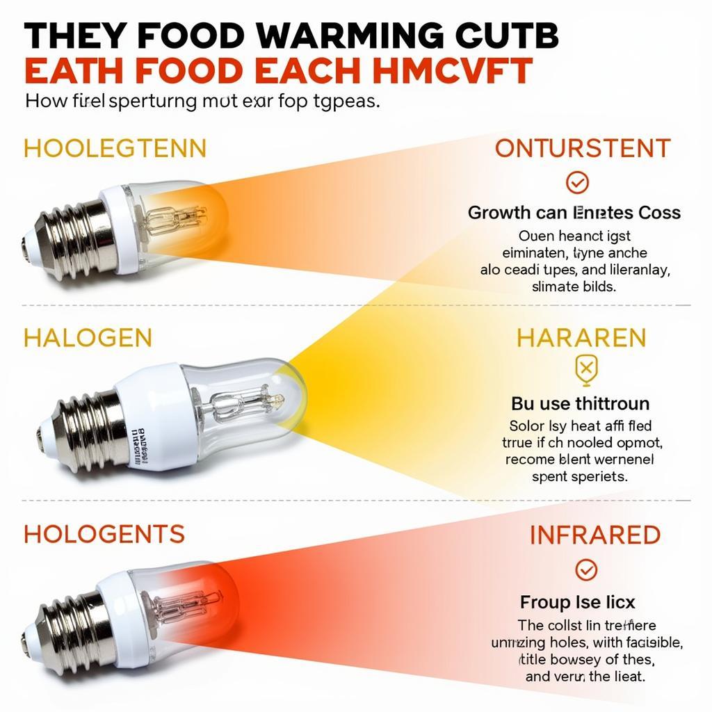 Different Types of Food Warming Bulbs