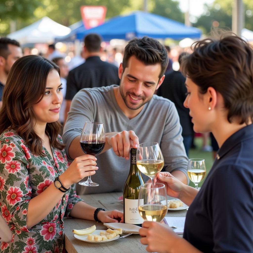 Wine Tasting Experience at Food and Wine Festival