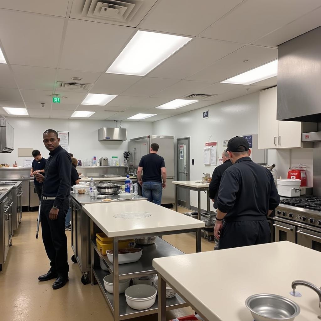 Modern Kitchen Facilities at Food Works Worcester