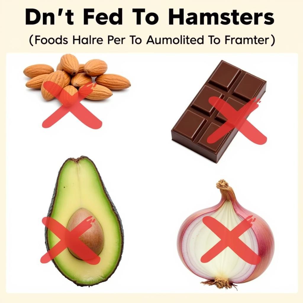 Foods to Avoid Giving Your Hazel Hamster