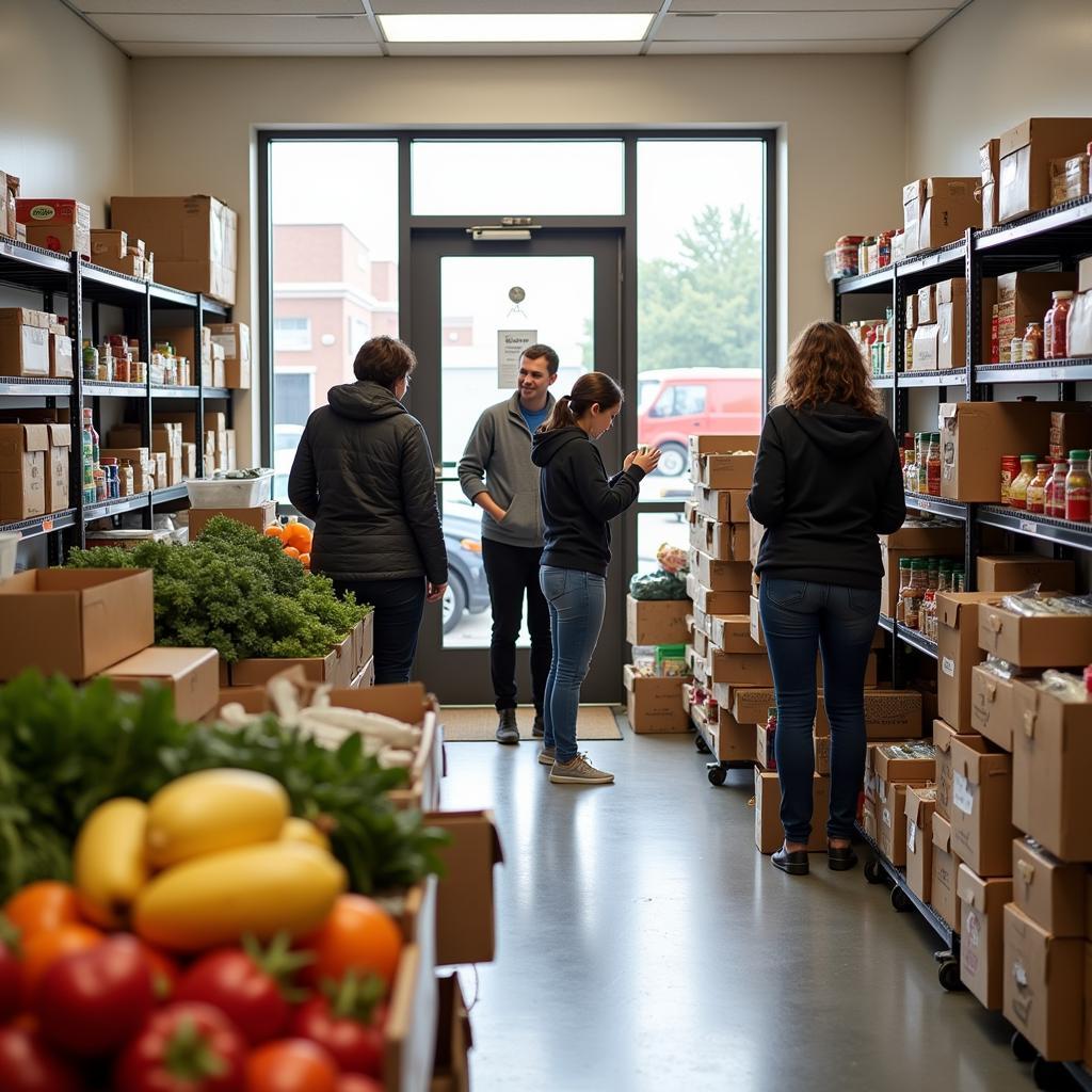 Inside the Fort Liberty Food Pantry