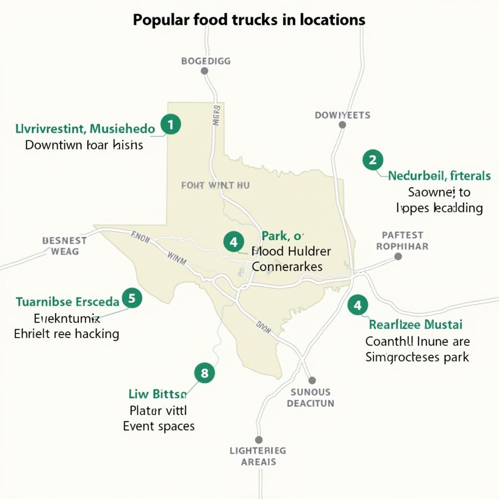 Strategic Food Truck Locations in Fort Worth