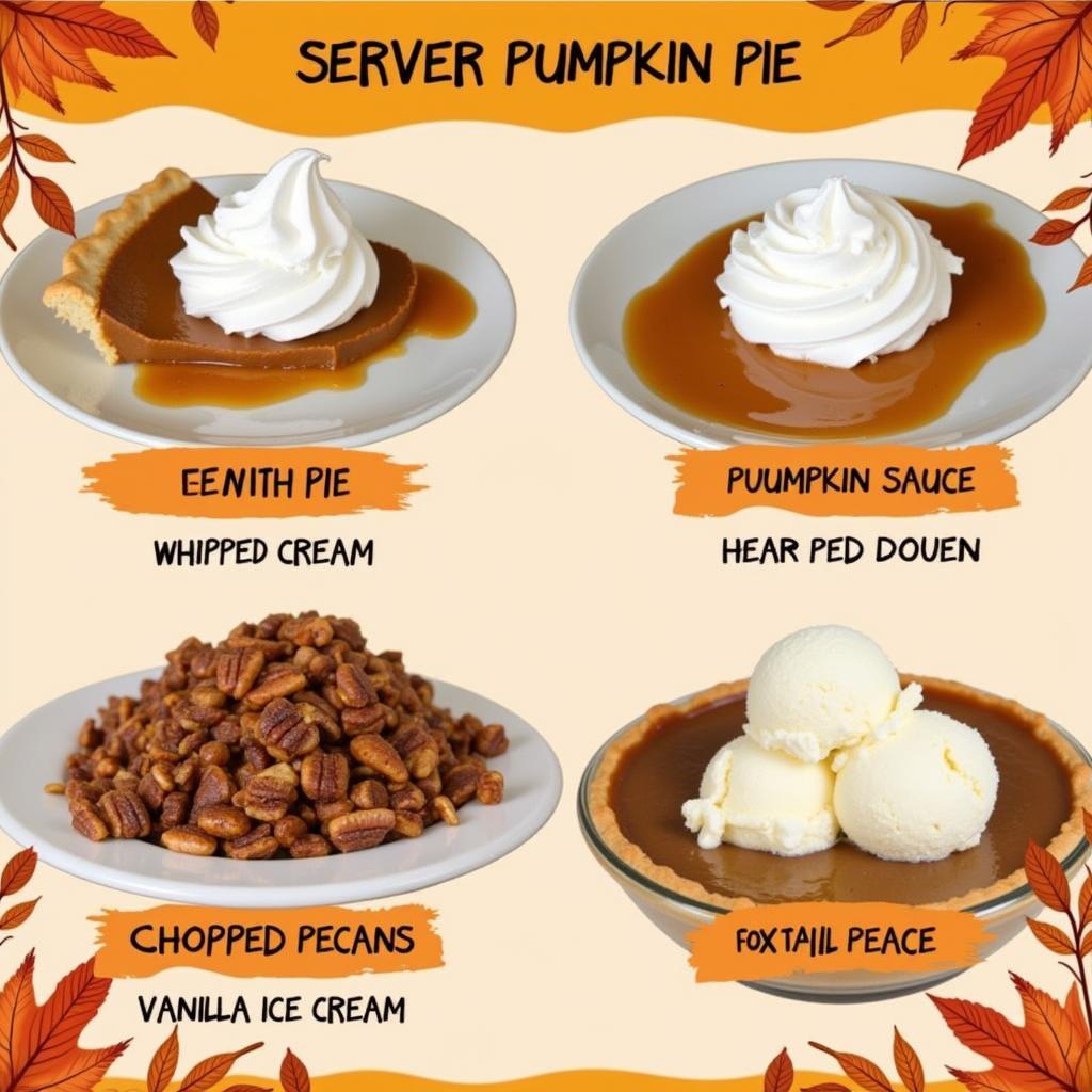 Serving Suggestions for Foxtail Foods Pumpkin Pie