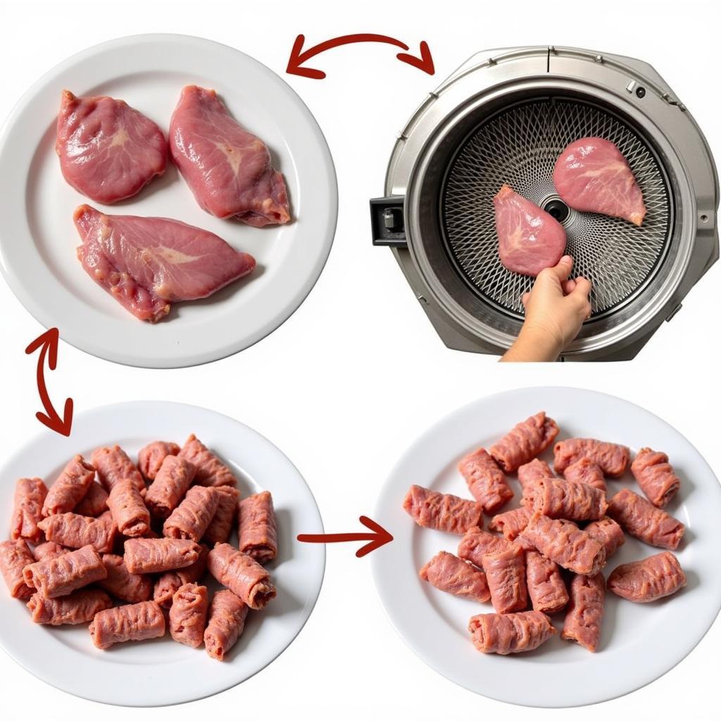 Freeze Drying Process for Duck Dog Food