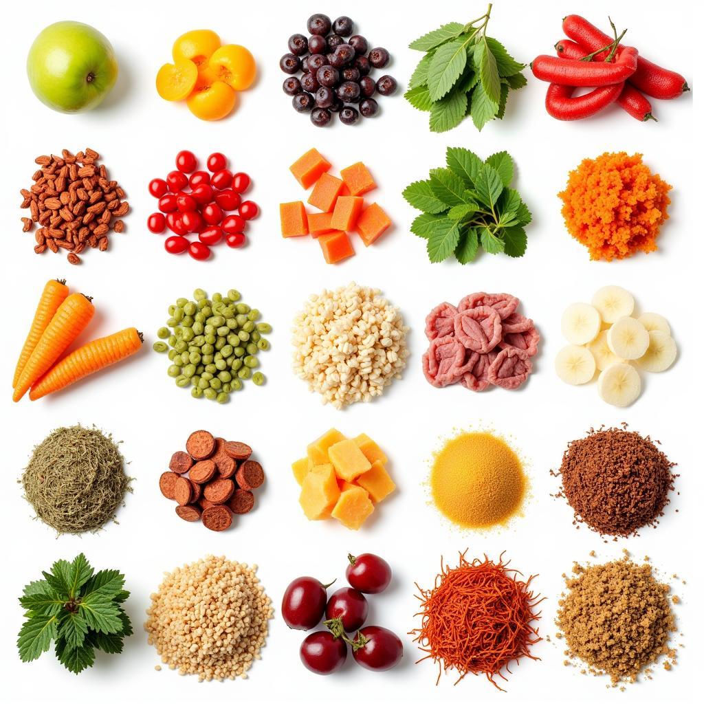 Assortment of Freeze-Dried Food Options