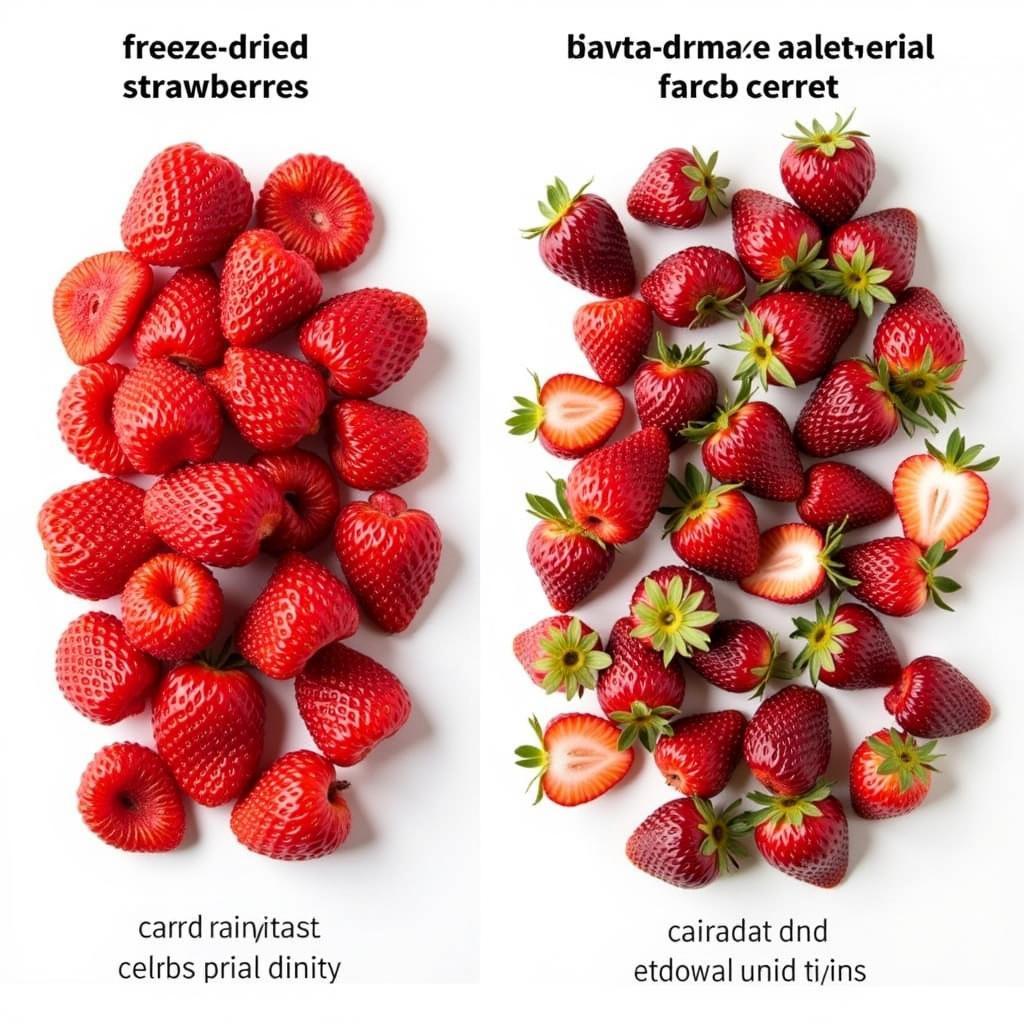 Freeze Dried vs Dehydrated Strawberries Comparison