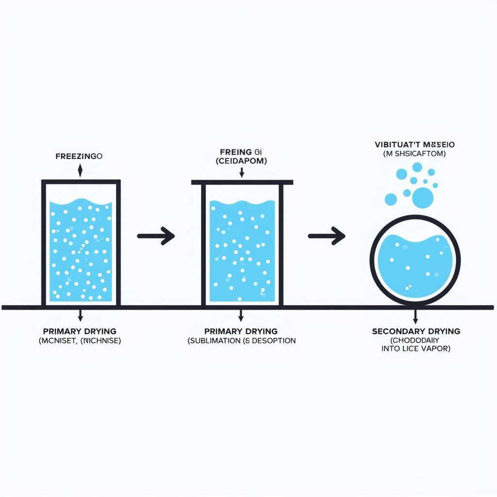 Freeze Drying Process Stages