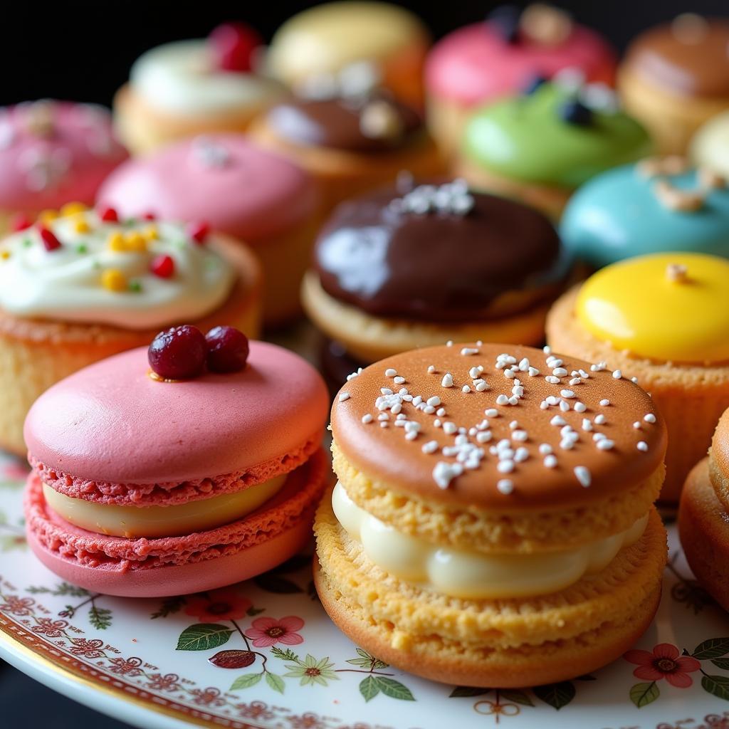 An Assortment of Delectable French Pastries