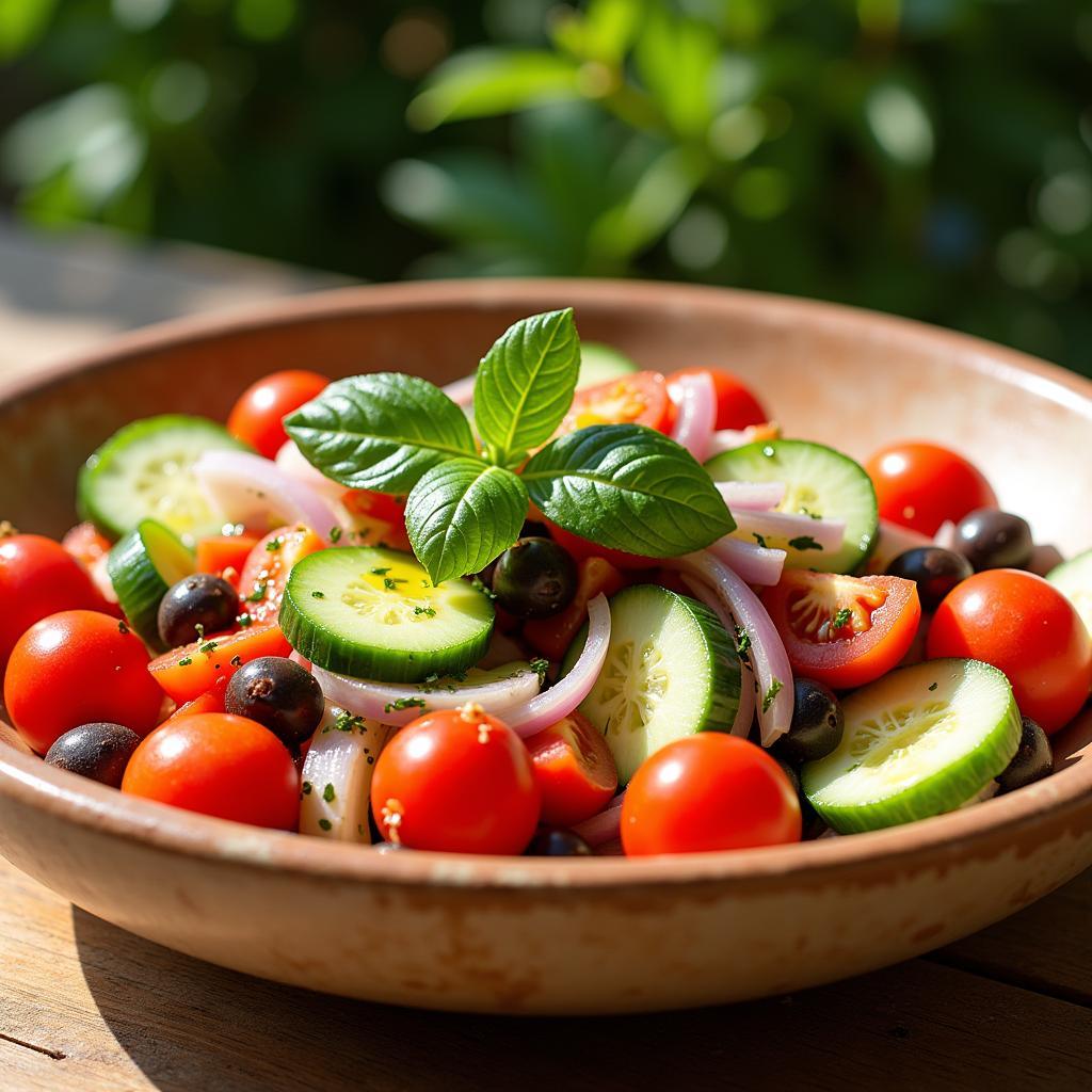 Fresh Croatian Vegetable Salad