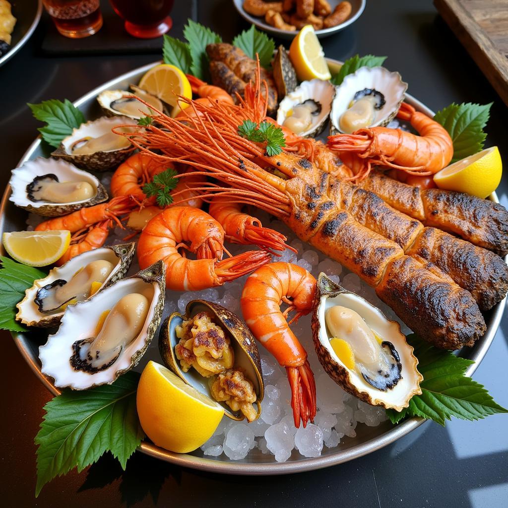 Fresh Seafood Platter for Surf Food