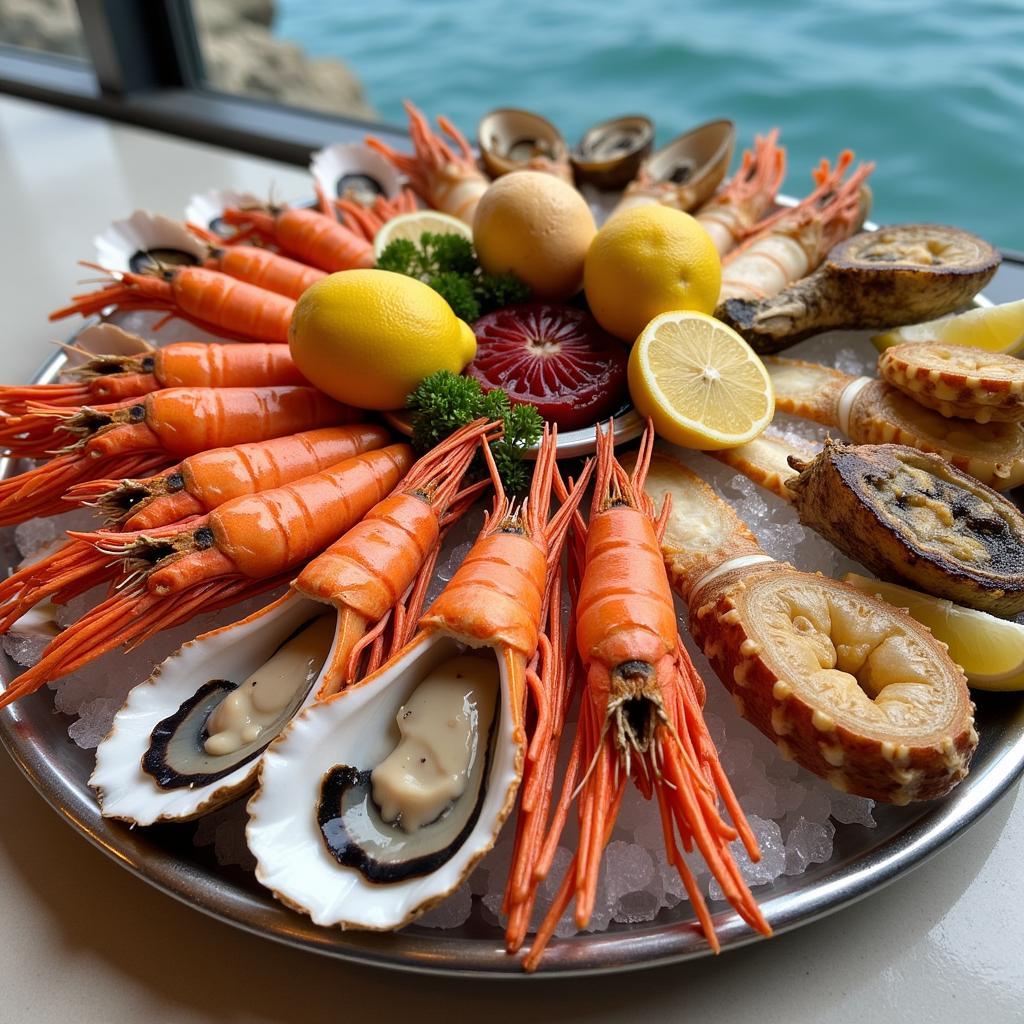 Fresh Seafood Platter at Wrightsville Beach