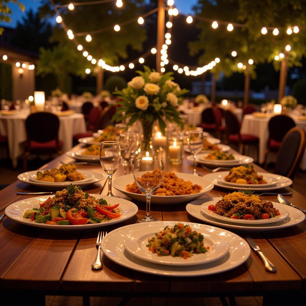 Elegant Mexican Catering at a Fresno Wedding Reception