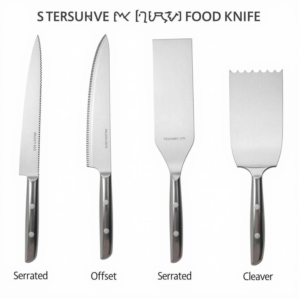 Different Types of Frozen Food Knives