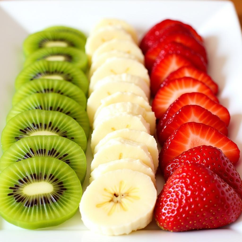 Italian National Day Fruit Flag