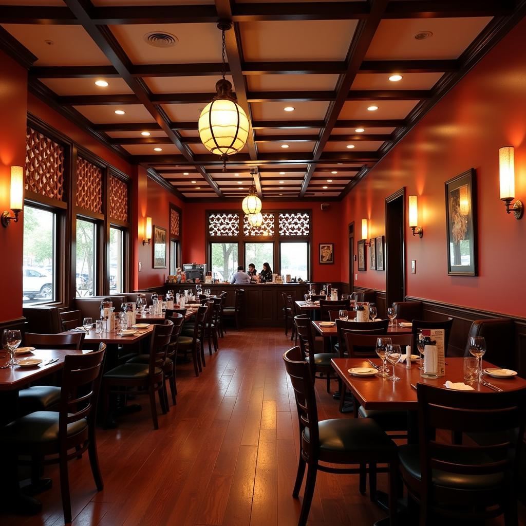 Gaithersburg Chinese Restaurant Interior