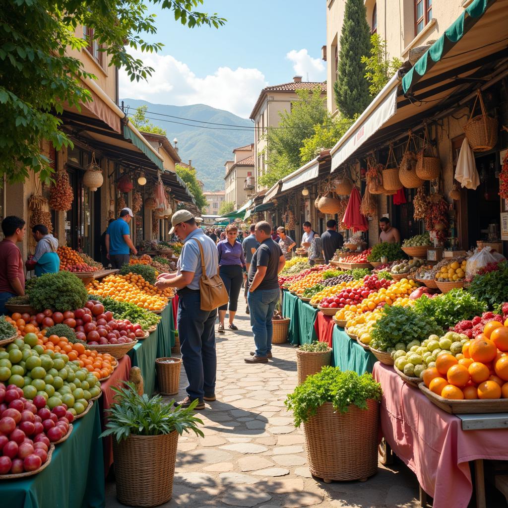 Fresh Produce at a Galil Food Market