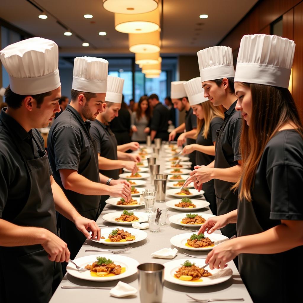 Georgia Accounting Food Fight Competition Scene