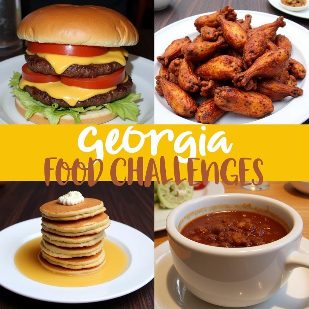 Variety of Georgia Food Challenges