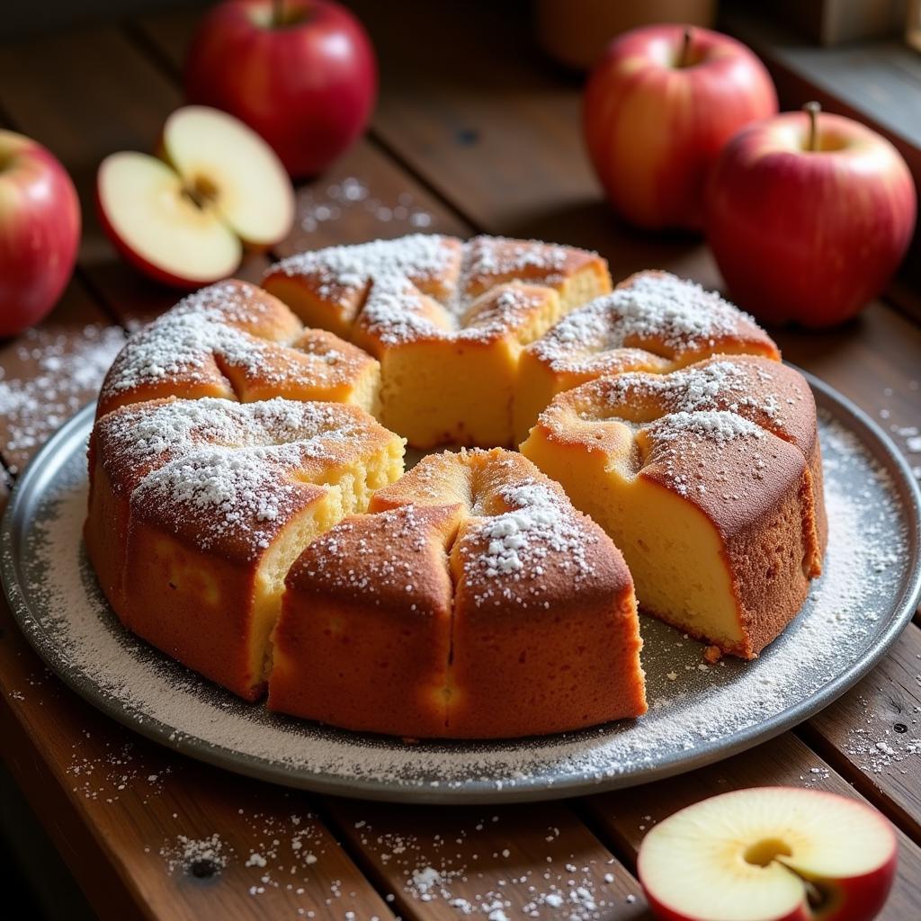 German Thanksgiving Dessert: Apple Cake