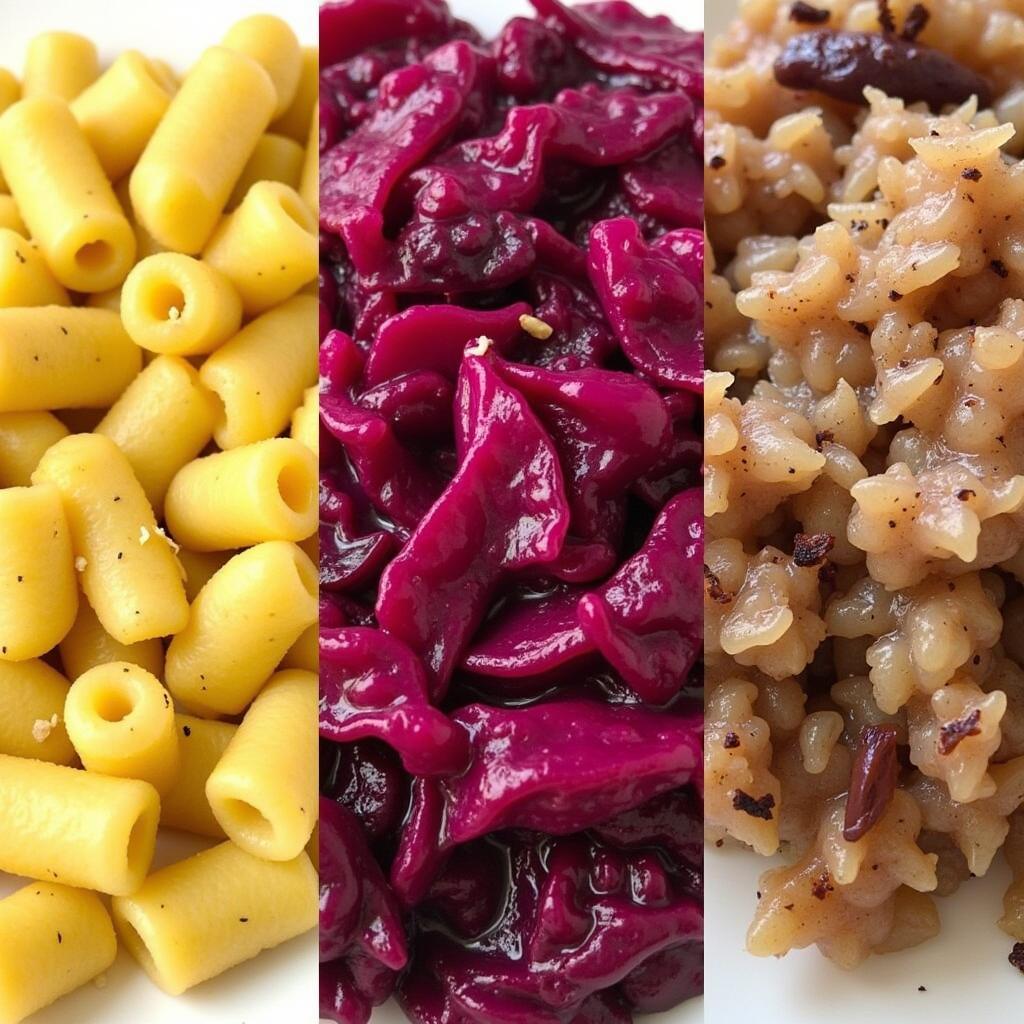 German Thanksgiving Side Dishes: Spaetzle, Red Cabbage, and Sauerkraut