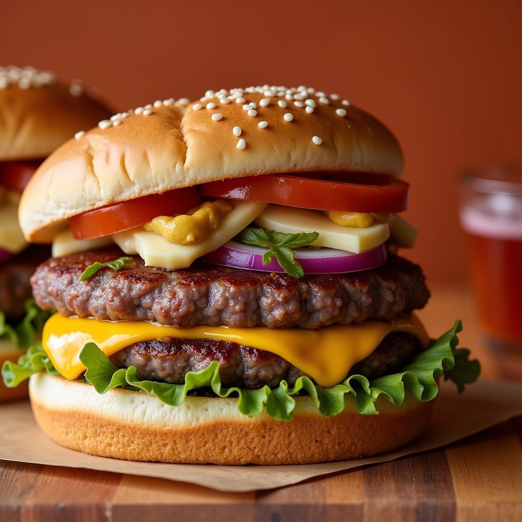 Gimme Grillin Must-Try Dishes: Blazin' Burger and Classic Gimme Burger