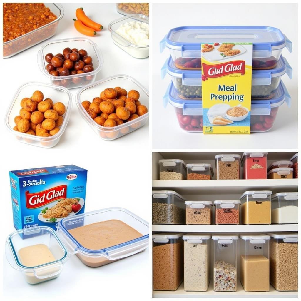 Glad Containers Used for Meal Prep and Pantry Organization