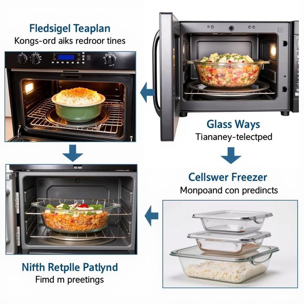 Glass Food Storage Containers in Oven, Microwave, and Freezer