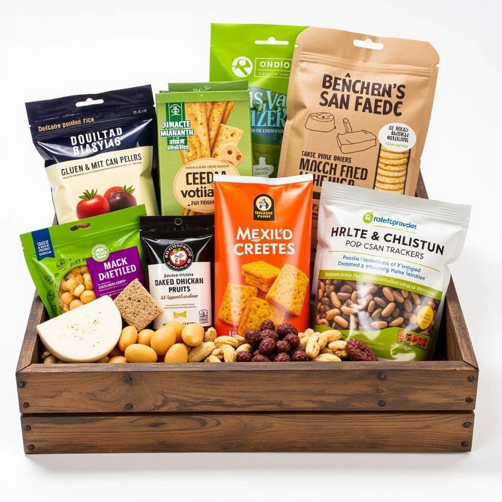 Gluten-Free and Vegan Modern Gourmet Food Man Crate