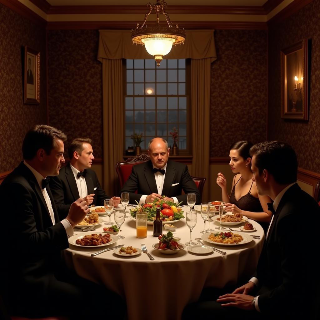 The Corleone Family at Dinner