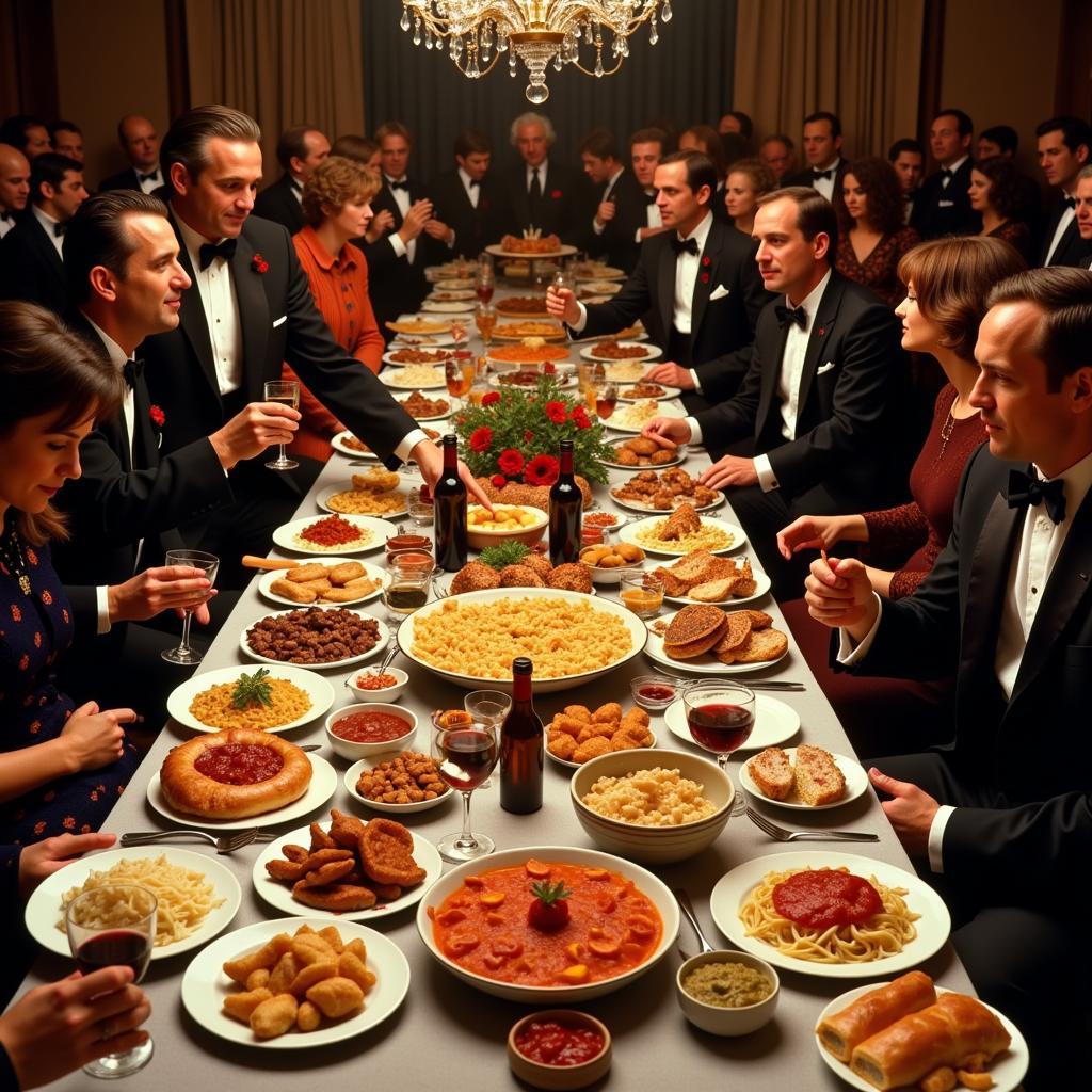 Godfather Wedding Feast Scene