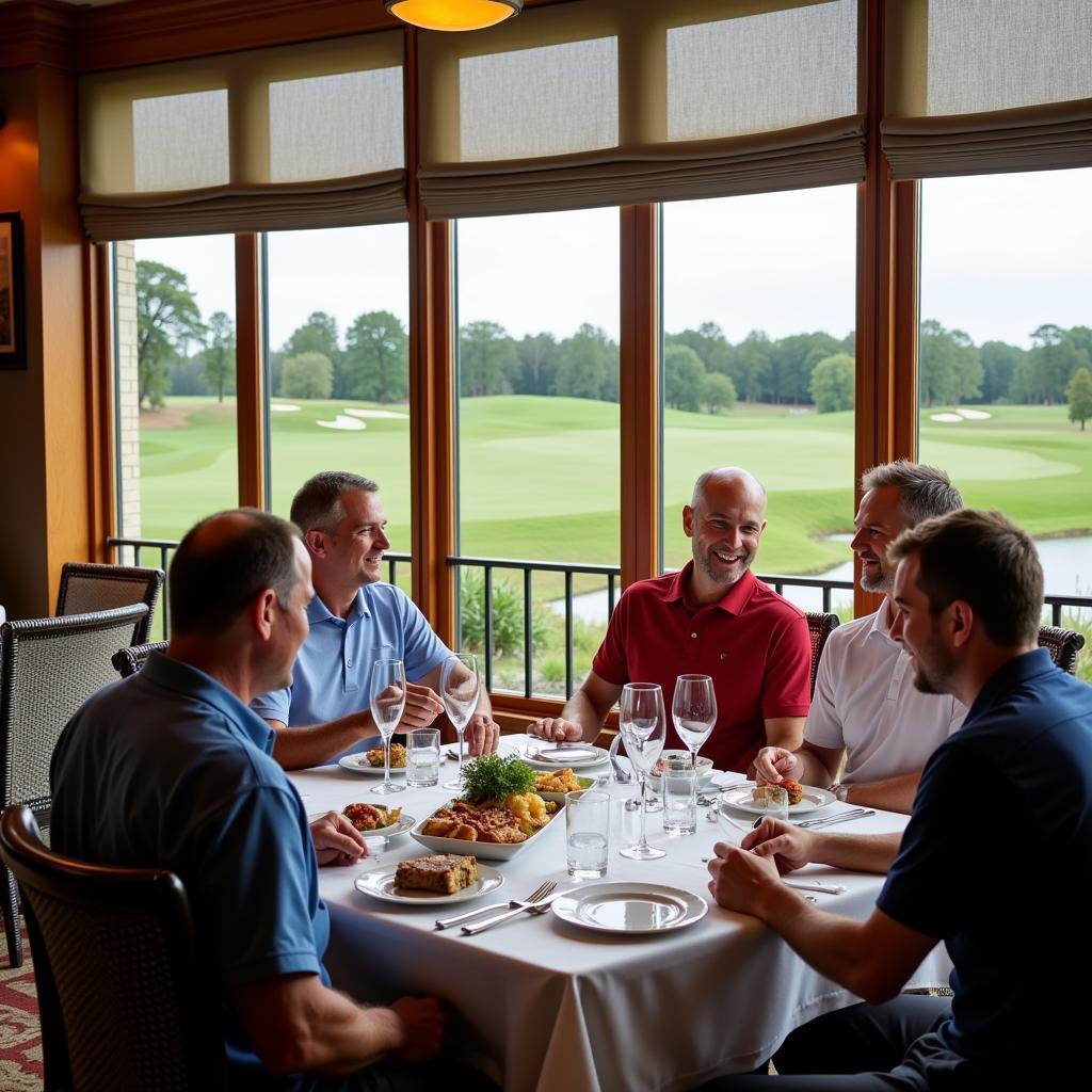 Upscale Dining Experience at a Golf Course