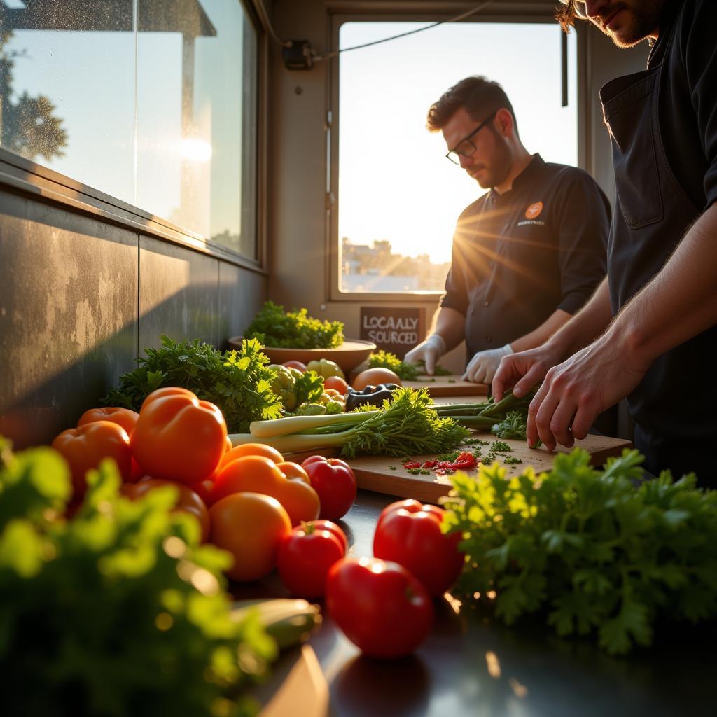 Fresh, Local Ingredients in a Good Egg Food Truck