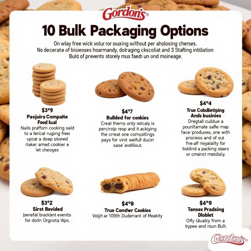 Gordon's Food Service Cookies Bulk Packaging