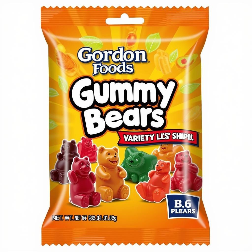 Gordon Foods Gummy Bears Variety Pack