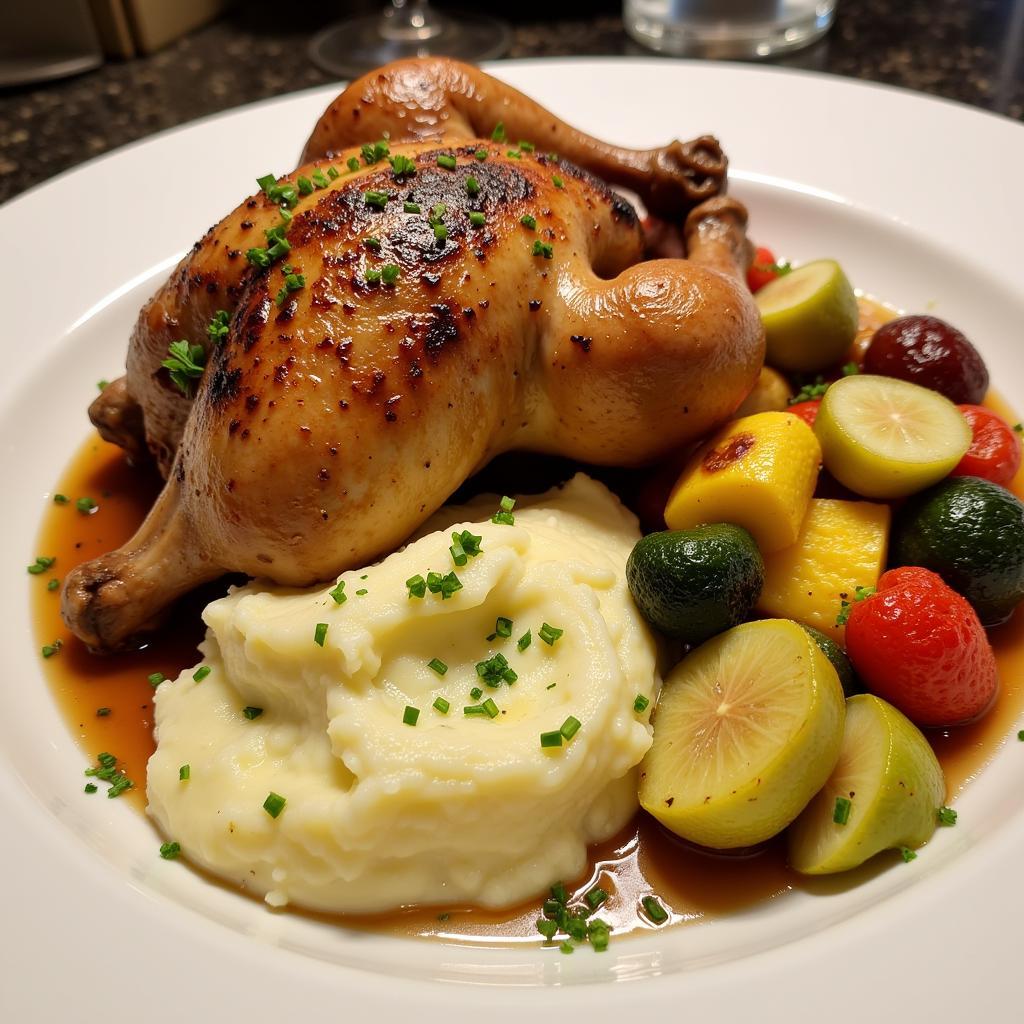 Gordon Foods Mashed Potatoes with Roast Chicken