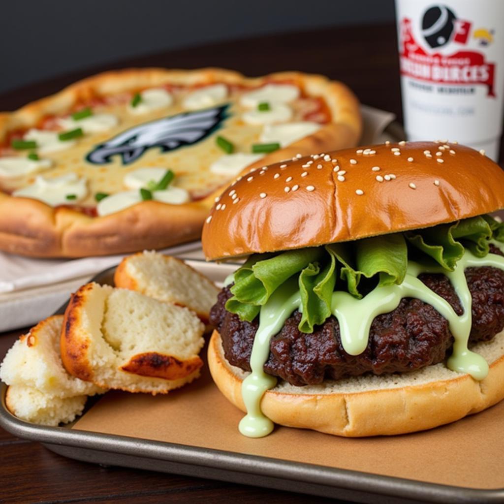 Gourmet Burgers and Specialty Pizzas at Lincoln Financial Field