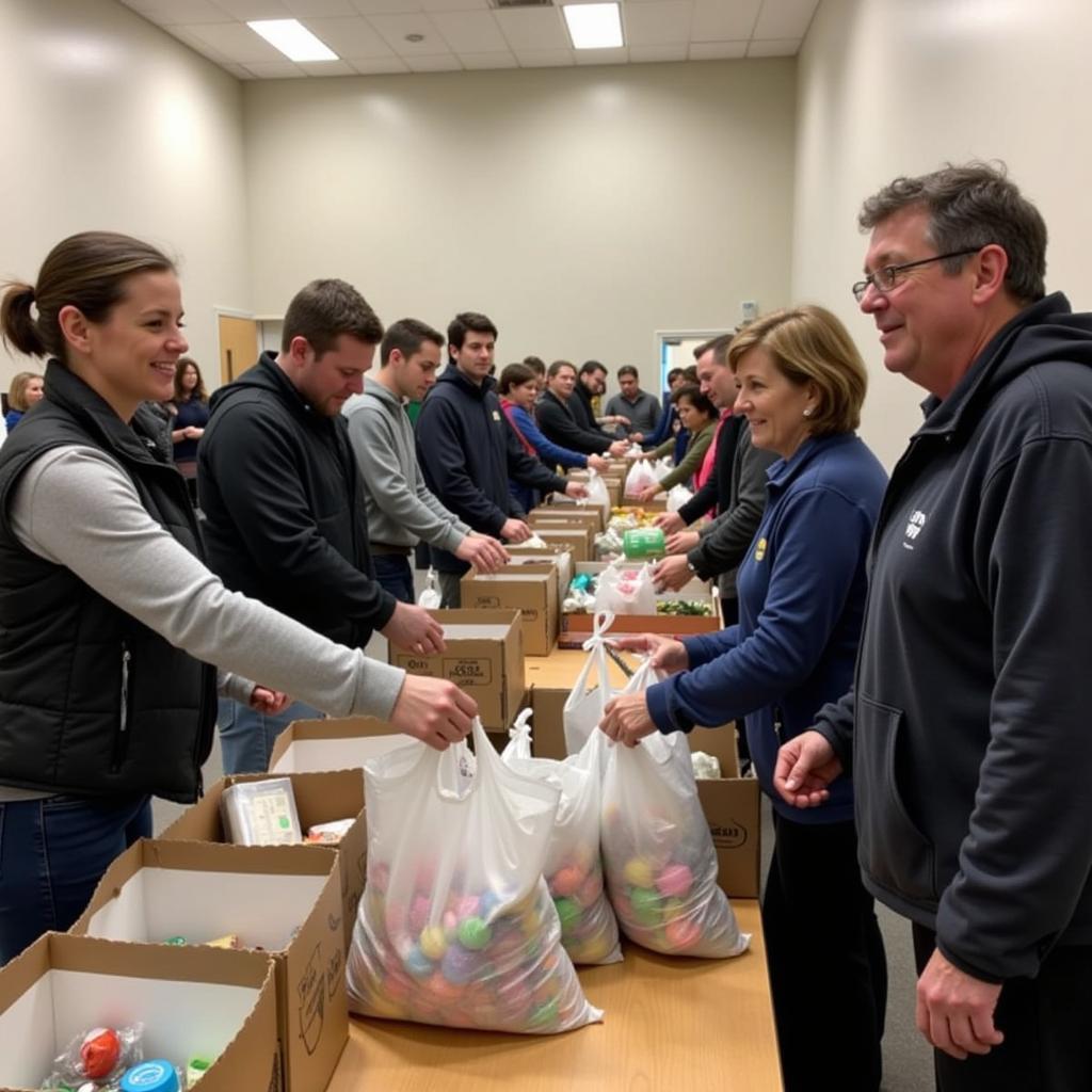 Food Distribution at Grace Lutheran Church Food Pantry