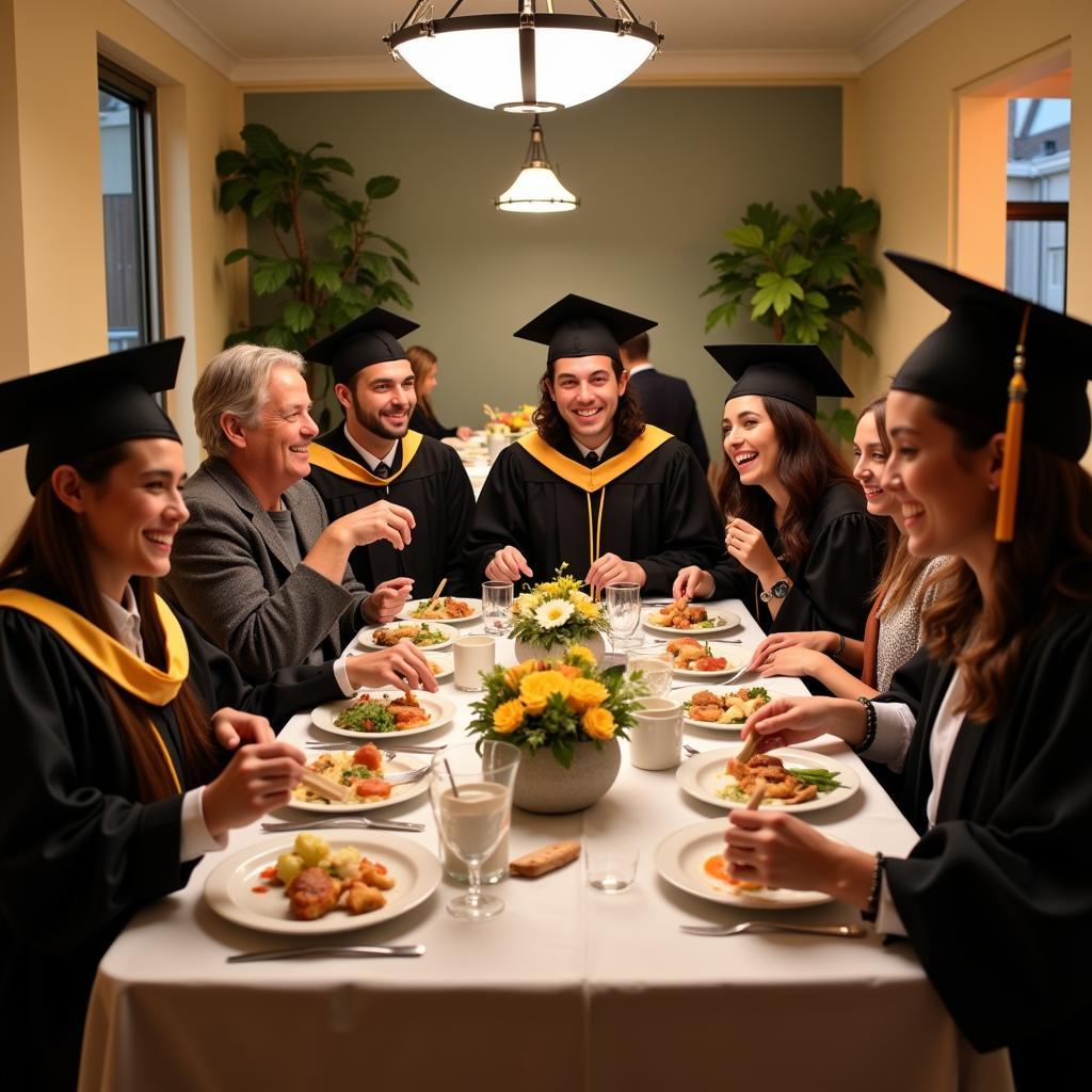 Celebrating Graduation with Family and Friends